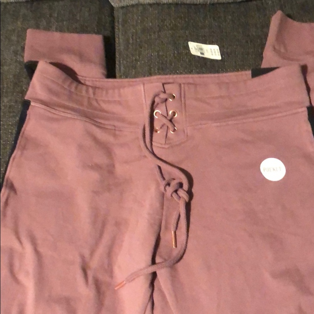 Pink yoga pants